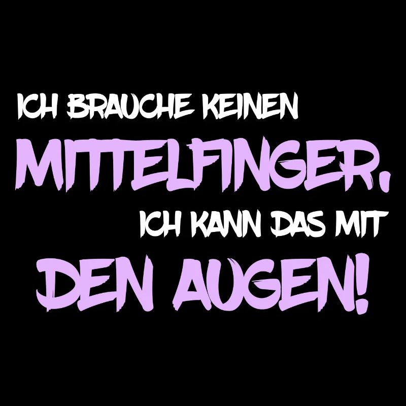 Ich brauche keinen Mittelfinger