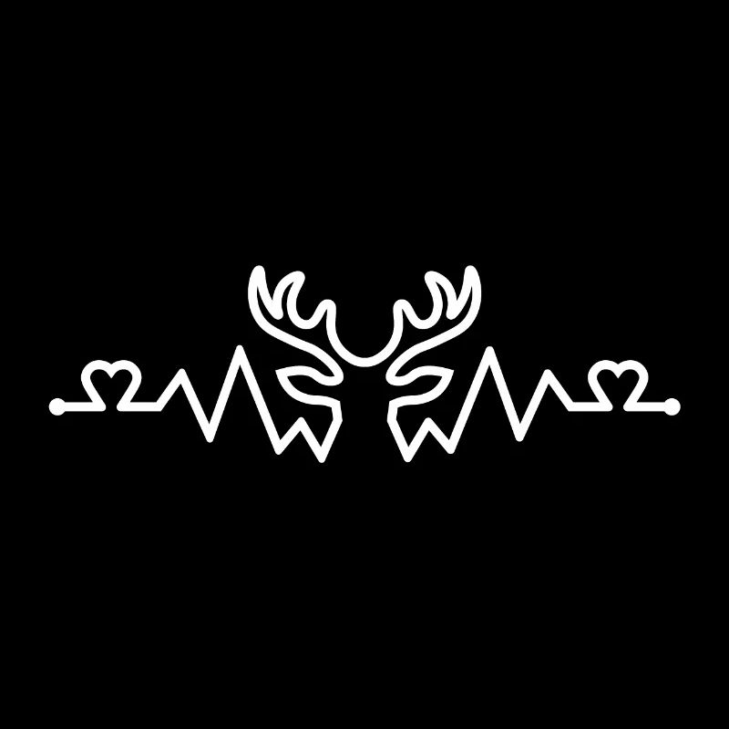 Hirschherzfrequenz und Herzen