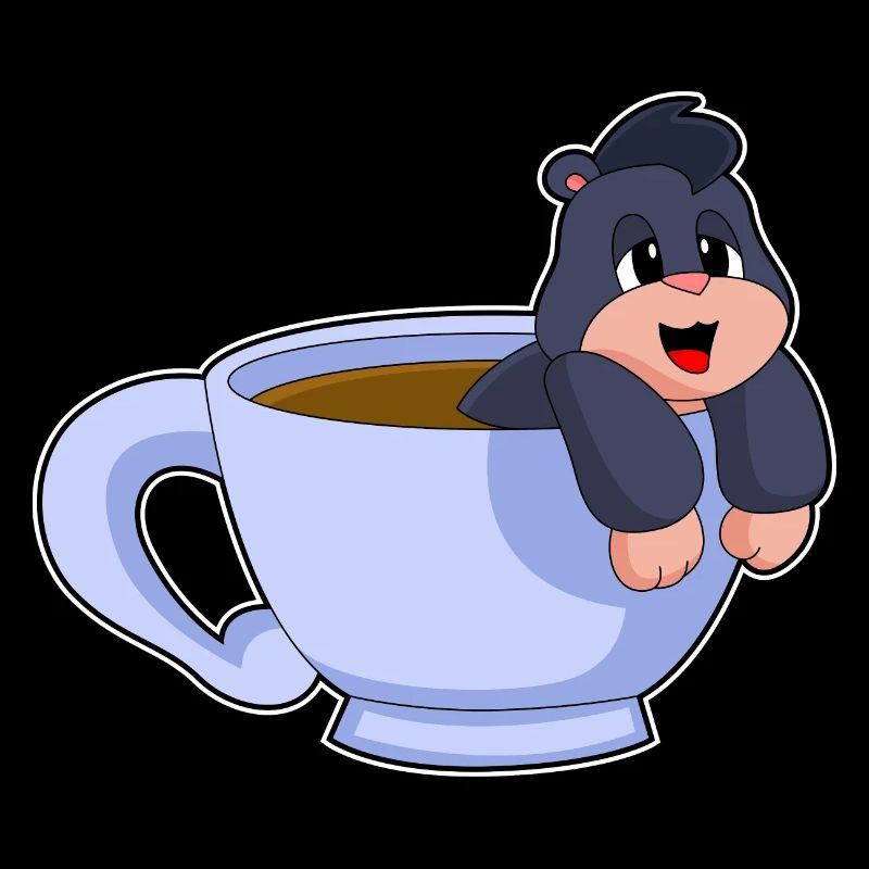 Maulwurf Kaffee Tasse