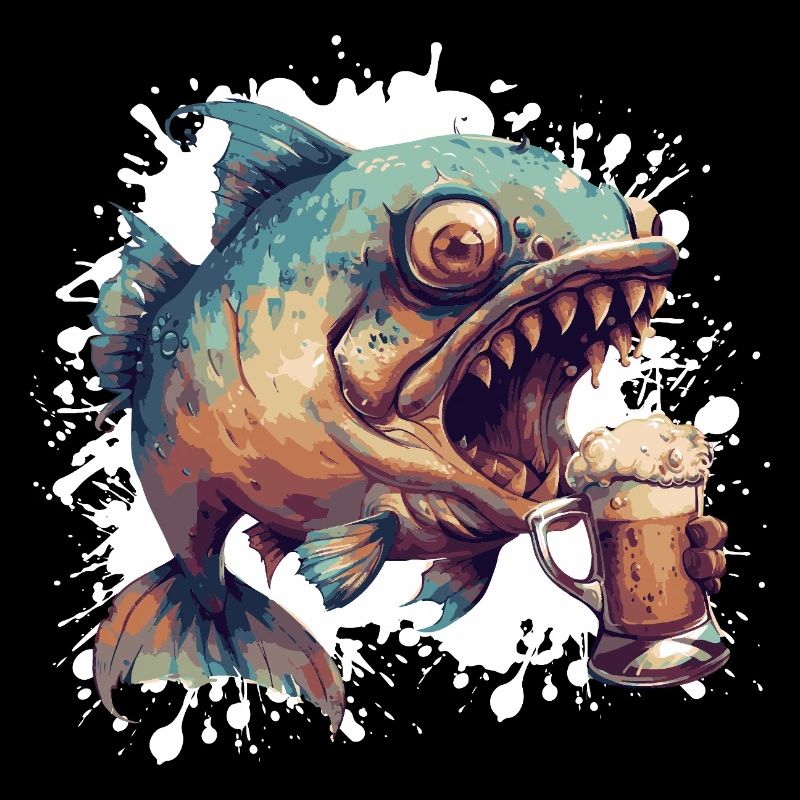 Bière de poisson Piranha