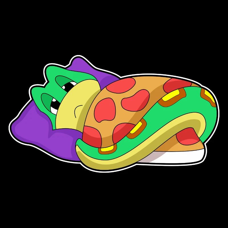 Oreiller de couverture serpent