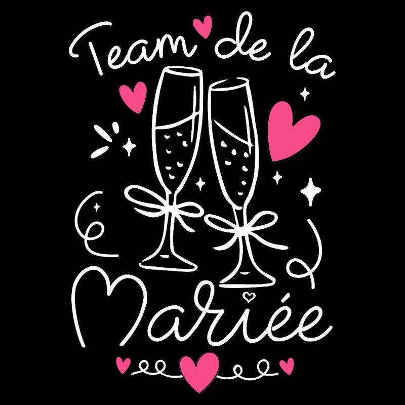 Bride Team Surprise Girlfriends EVJF Team Bride