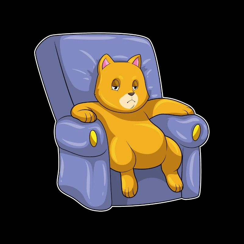 Chat avec canapé