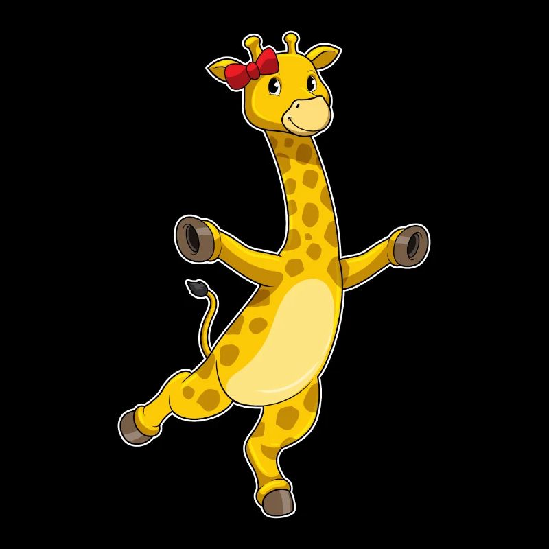 Girafe avec arc