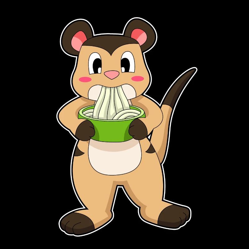 Erdmännchen mit Ramen