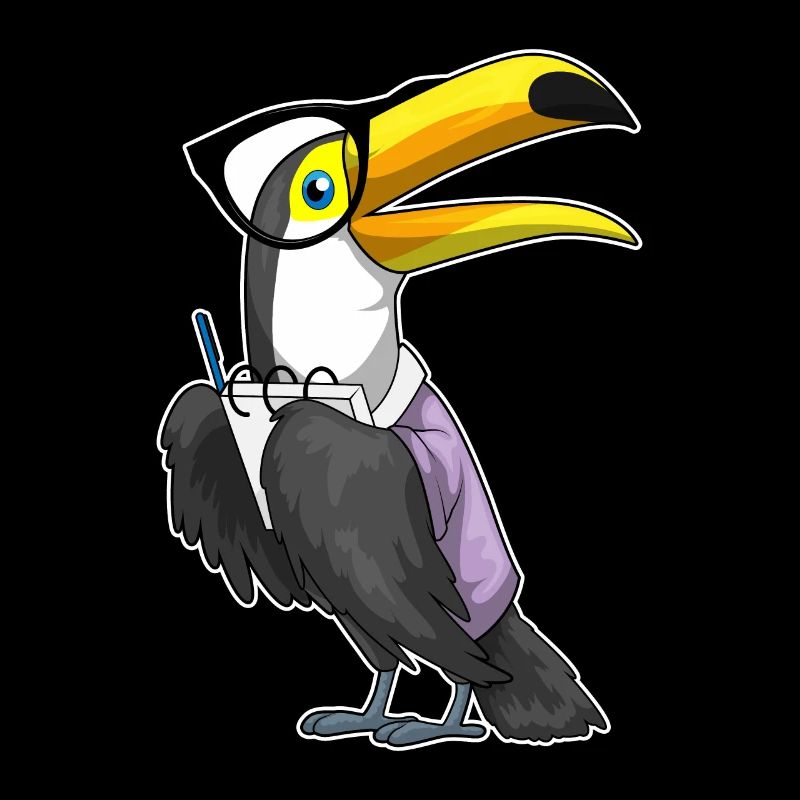 Toucan Secrétaire Bloc-notes