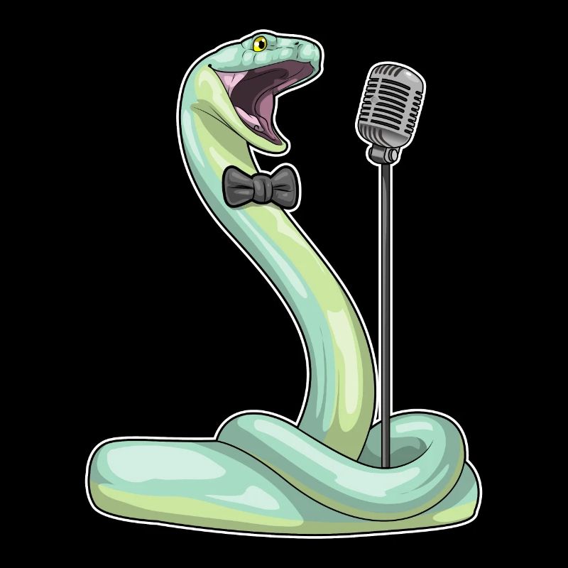 Snake Singer Microphone Musique