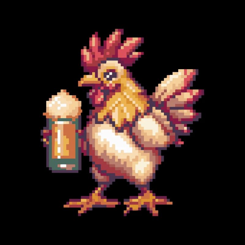 Hahn Pixel Bier