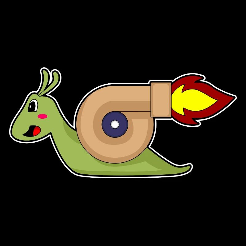 Escargot Jogger Jogging Rocket