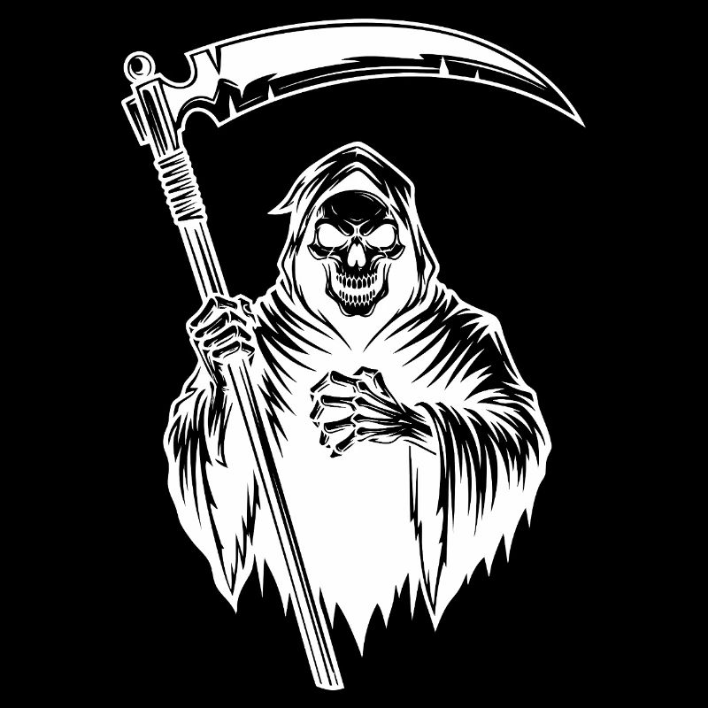 Der Sensenmann Reaper Design Skull Version