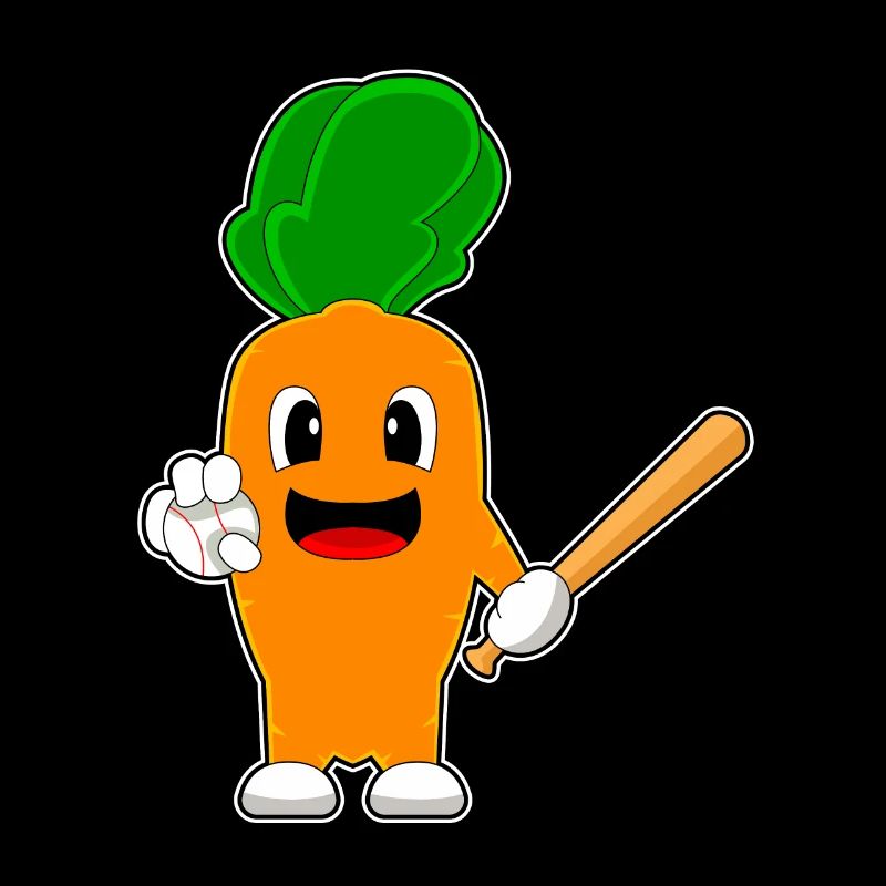 Carrot Baseball Baseball Bat