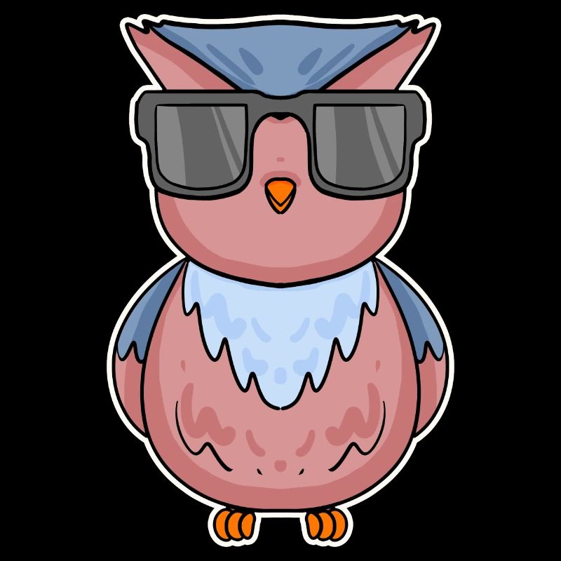 Eule mit Brille