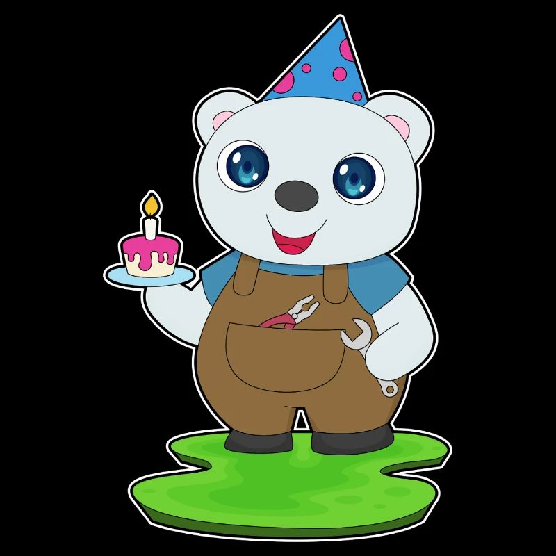 Polar Bear Birthday Mechanic