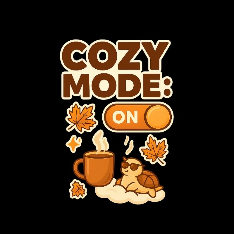 Cozy Mode: Herbsttee Schildkröte