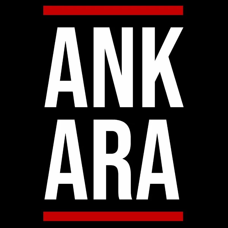Typographie en blocs gras d’Ankara