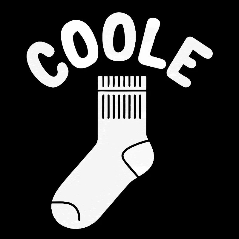 Cool sock - fun motivational design
