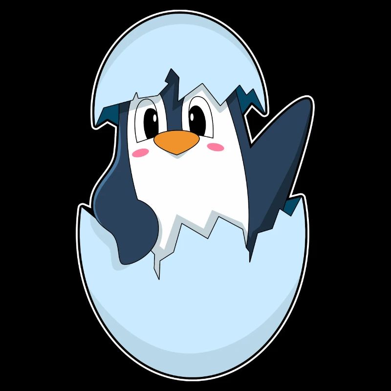 Pinguin Eierschale