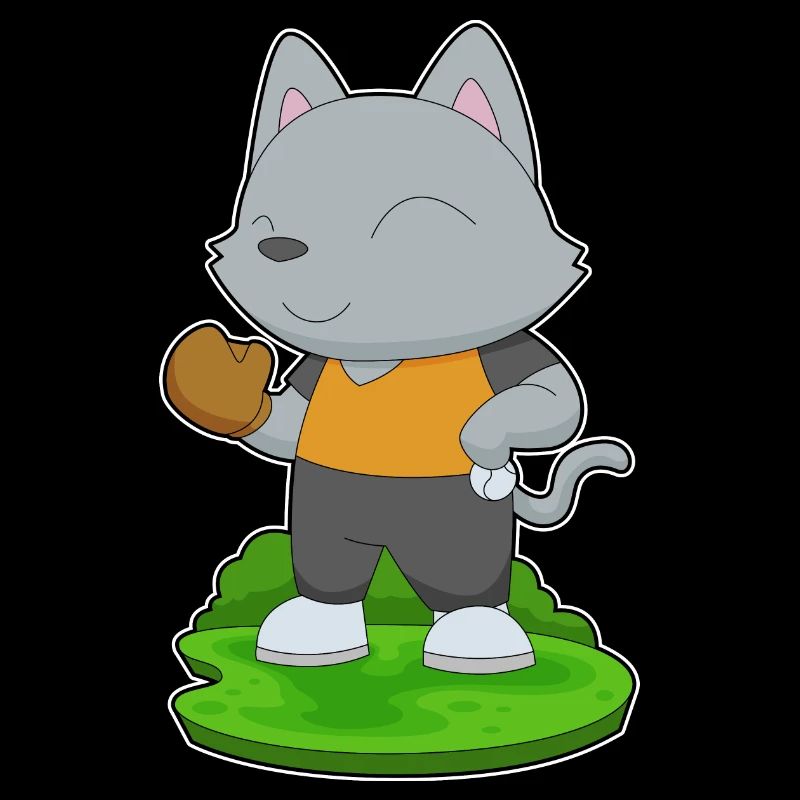 Cat Baseball Gant de baseball