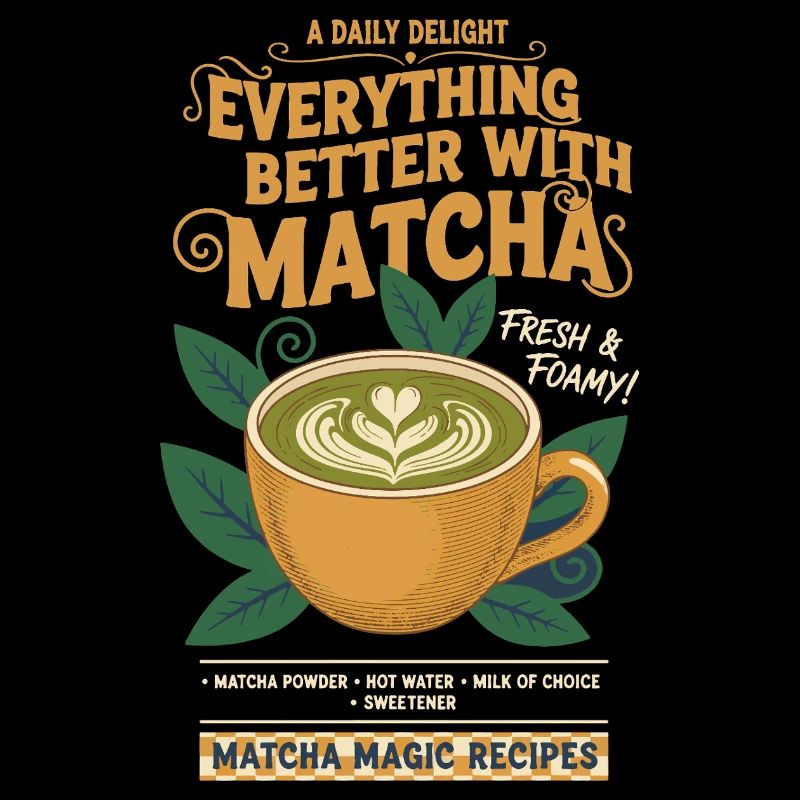 Everything Better With Matcha Fresh Foamy Matcha
