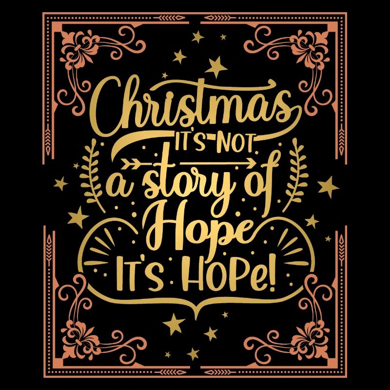 Millésime de Noël en disant la typographie dorée