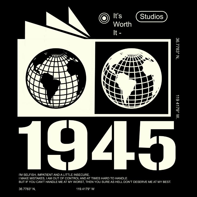 Vintage 1945 Retro Birthday Gift 1945