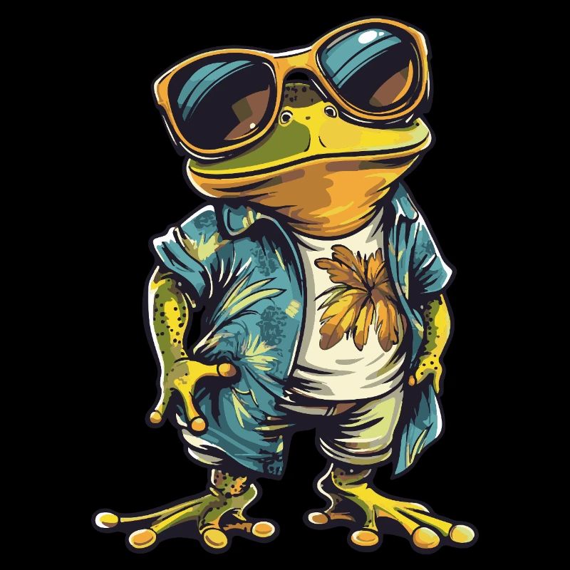 Frog Funny Summer