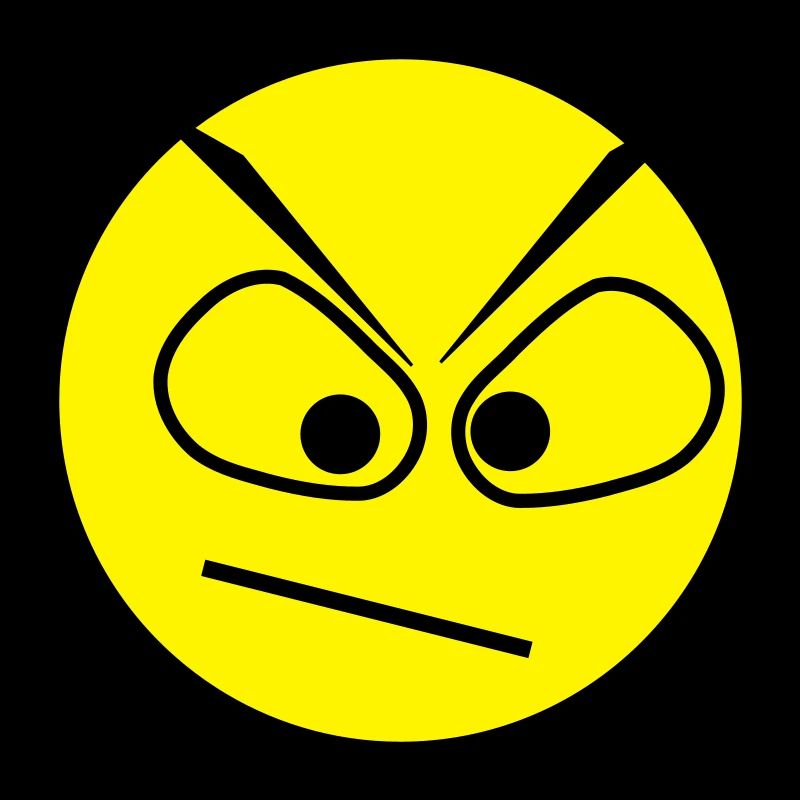 angry face