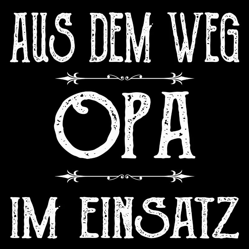 Aus dem Weg Opa Einsatz