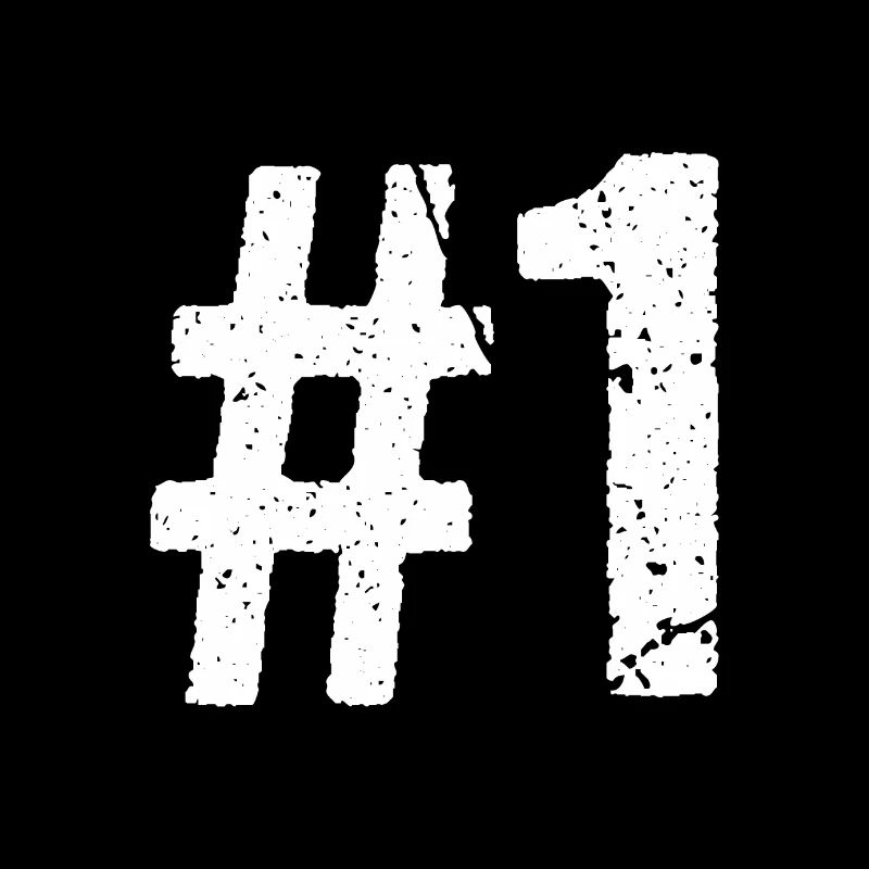 Teamplayer Hashtag Nummer 1 Eins Mannschaft