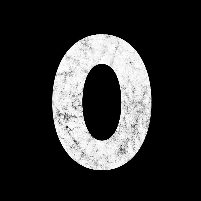 Zahl 0, Nummer 0, 0, Zero, Number Zero, Null