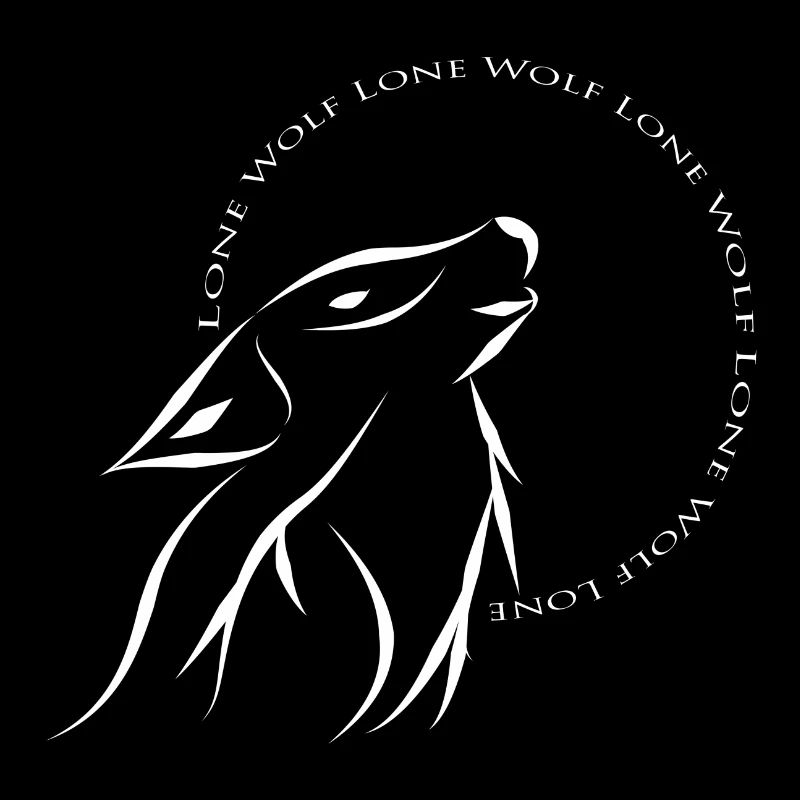 Lone wolf white