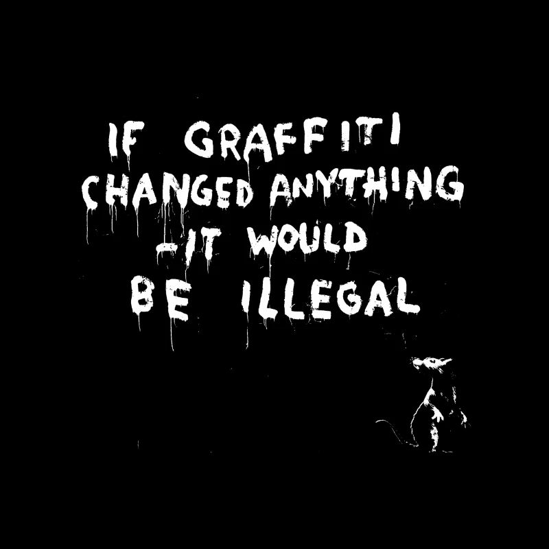 Si les graffitis changeaient quelque chose - ce serait illégal