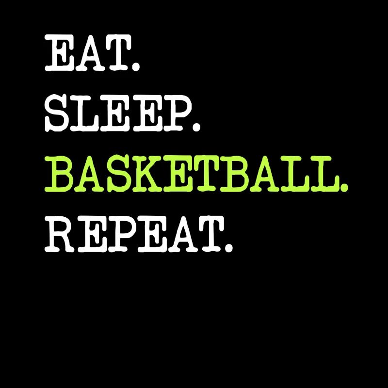 Basketball Spruch Motto Geschenk Hobby Dunking