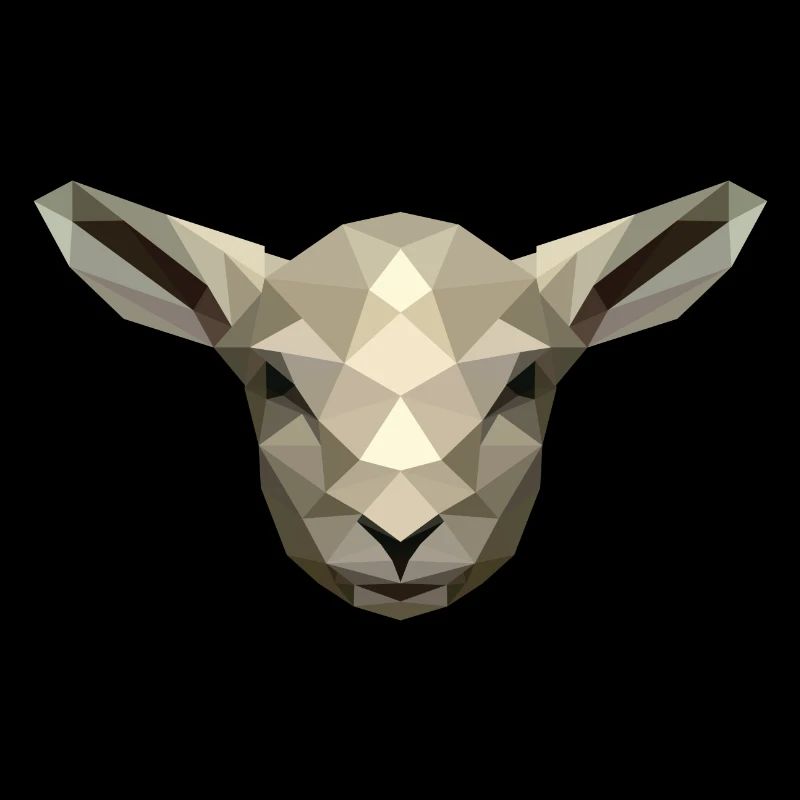 Lamm/Schaf im Poly Design