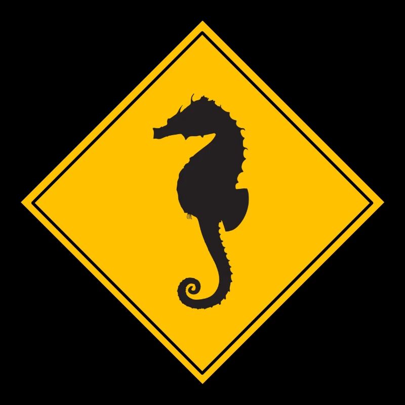 Warning seahorses