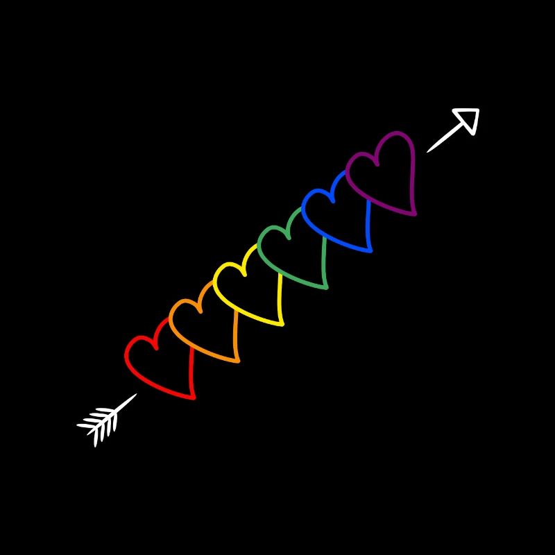Pfeil Regenbogen LGBT