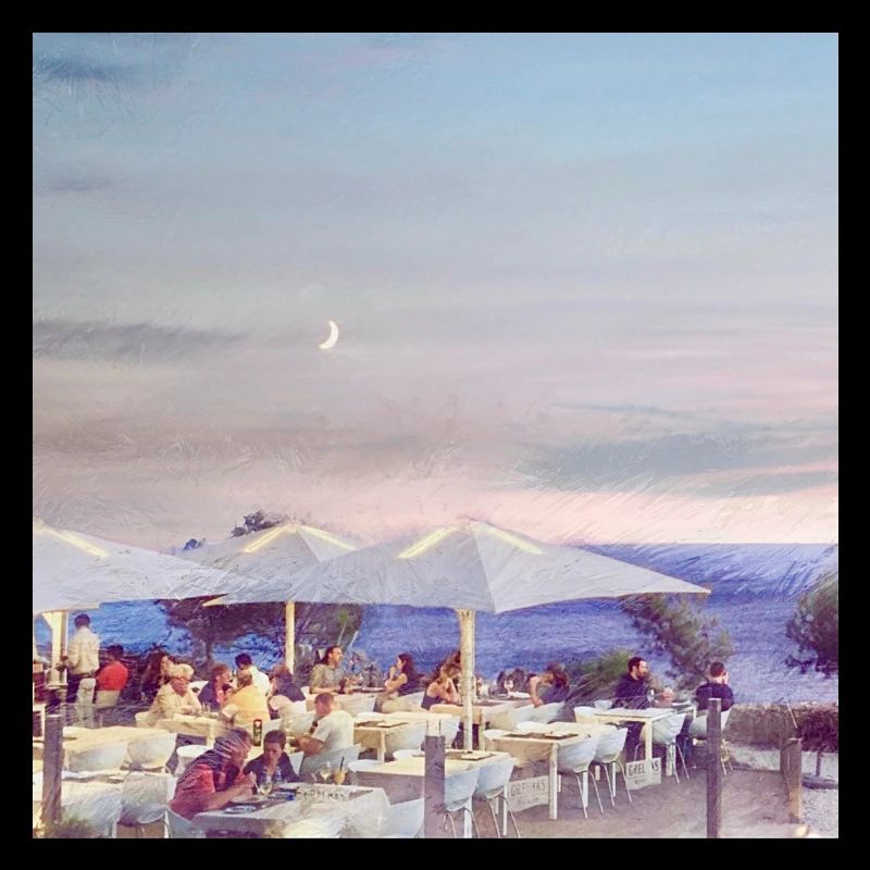 Bar de plage en Toscane