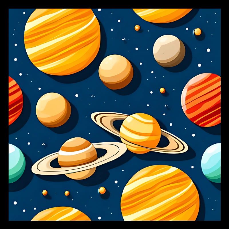 Freaky Solar System Pattern