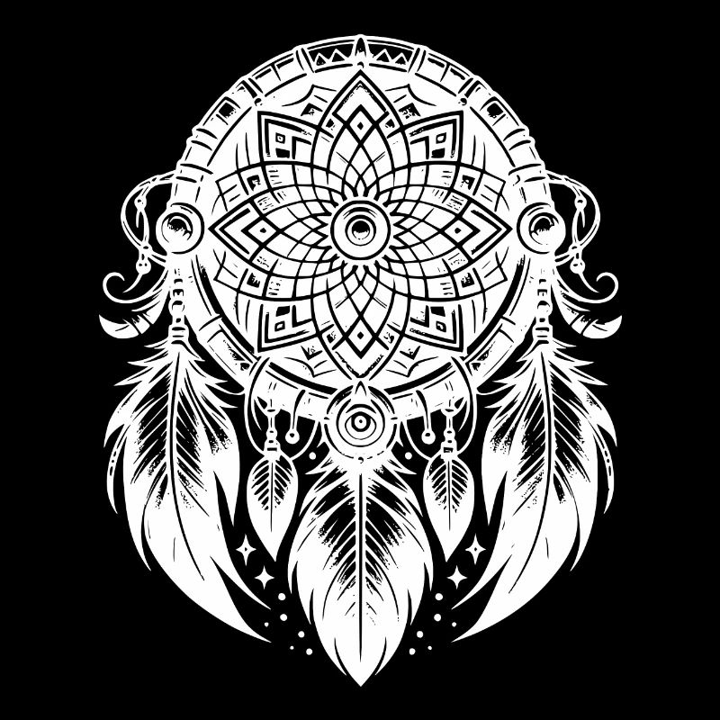 Old Dreamcatcher Cult Object Feather Style