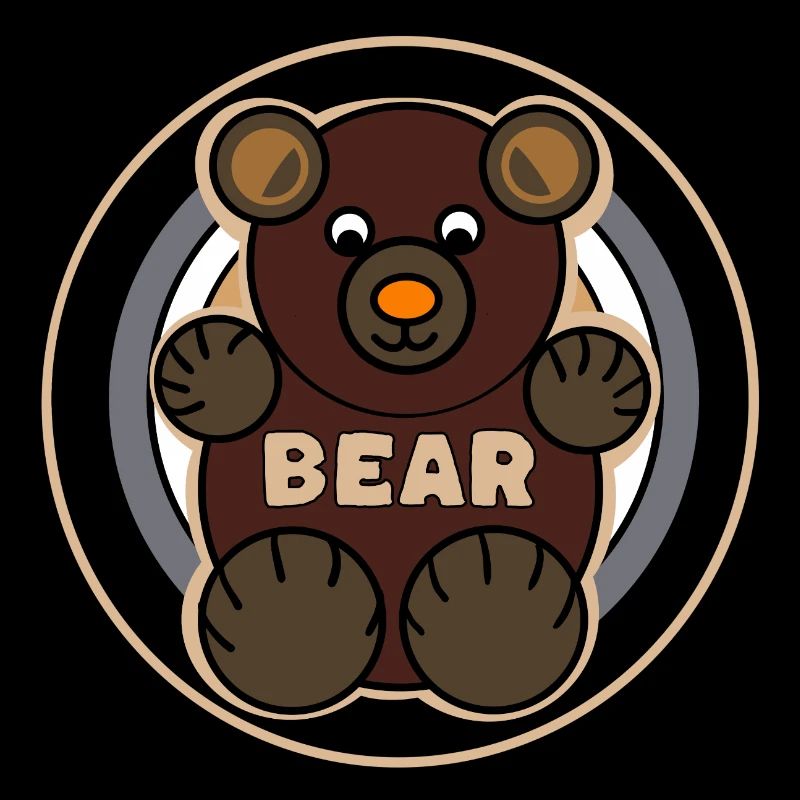 Drapeau d’ours Teddy Bear Design