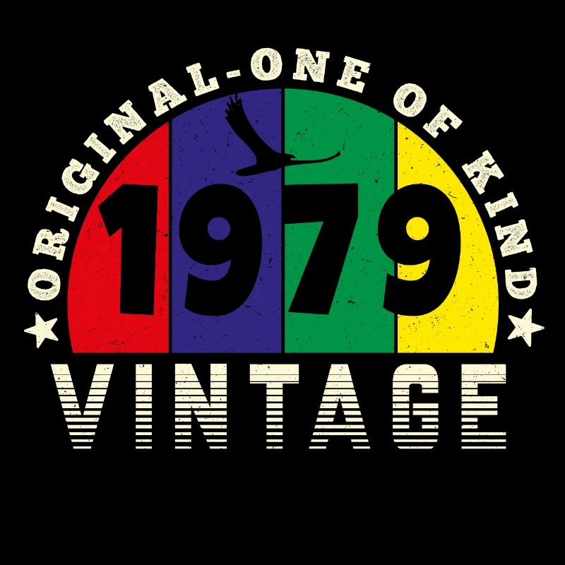 Vintage 1979 Retro - Bursdag
