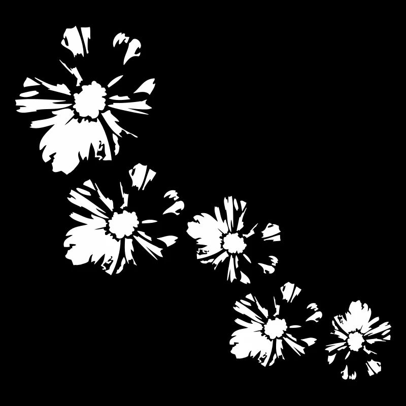 Many Pretty Flowers Colorful Decorative Pattern Beautiful
