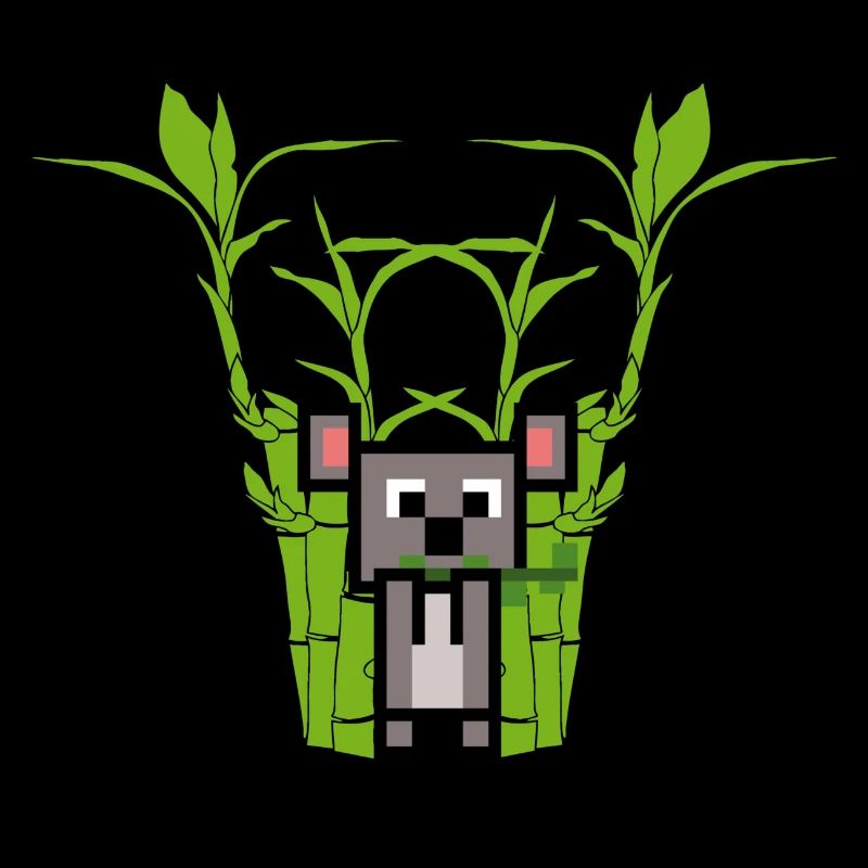 Koala eats Bamboo