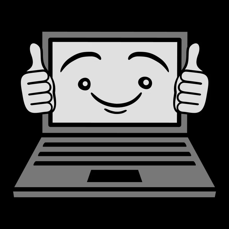 face funny thumbs hand press good best comic carto
