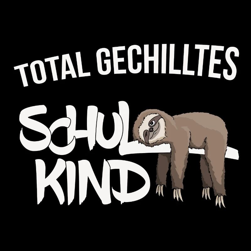 chill schoolchild first grader sloth gift