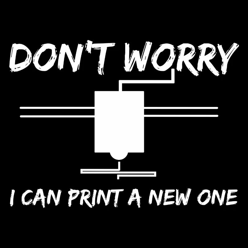 3D Printer Shirt 3D Druck TShirt Geschenkidee