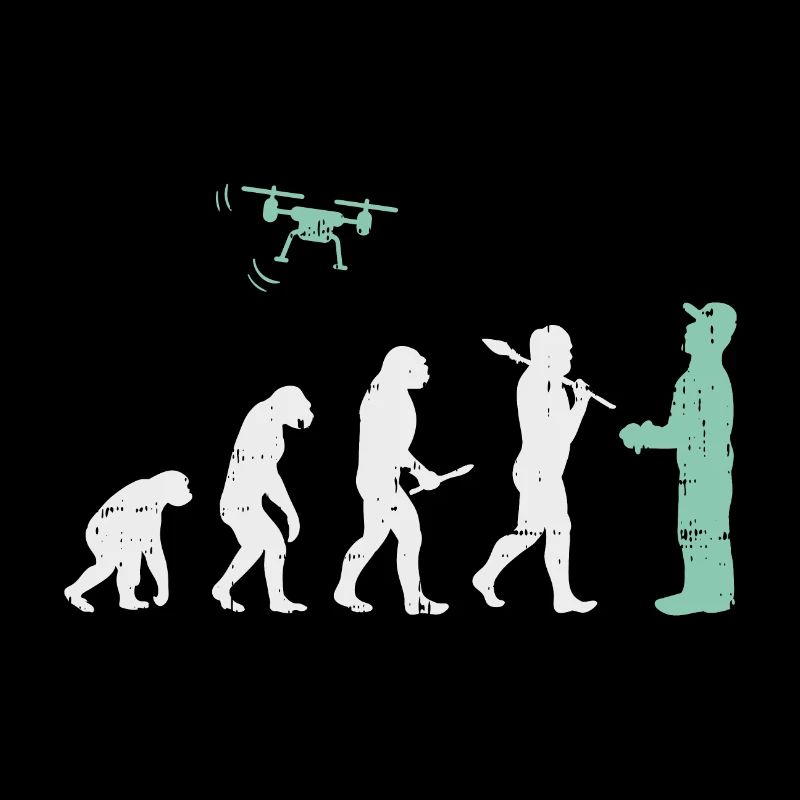 Evolution Drone T-Shirt I Modèle I cadeau