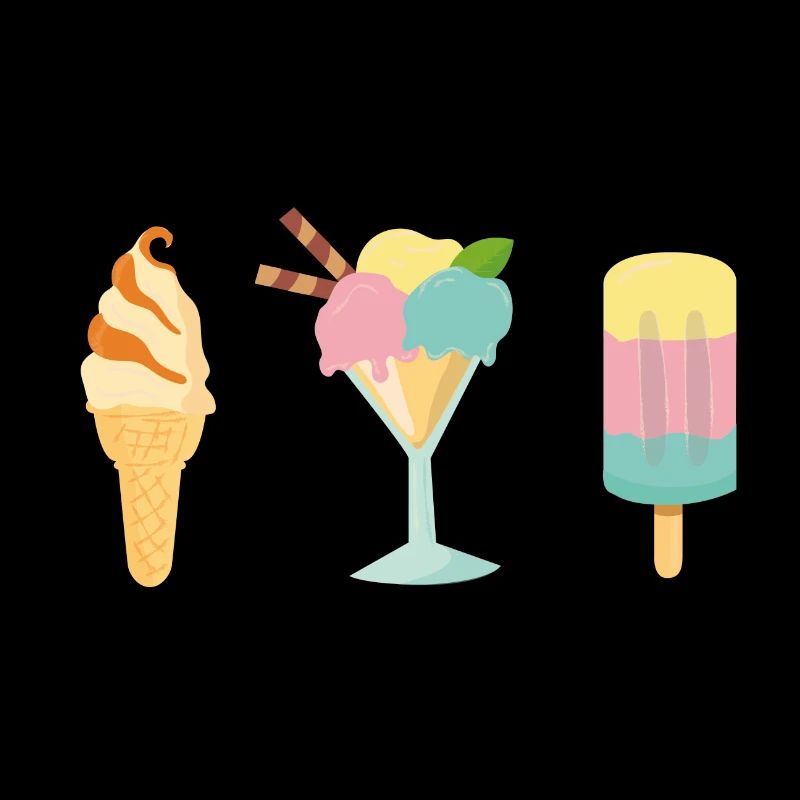 conception d'été de glace