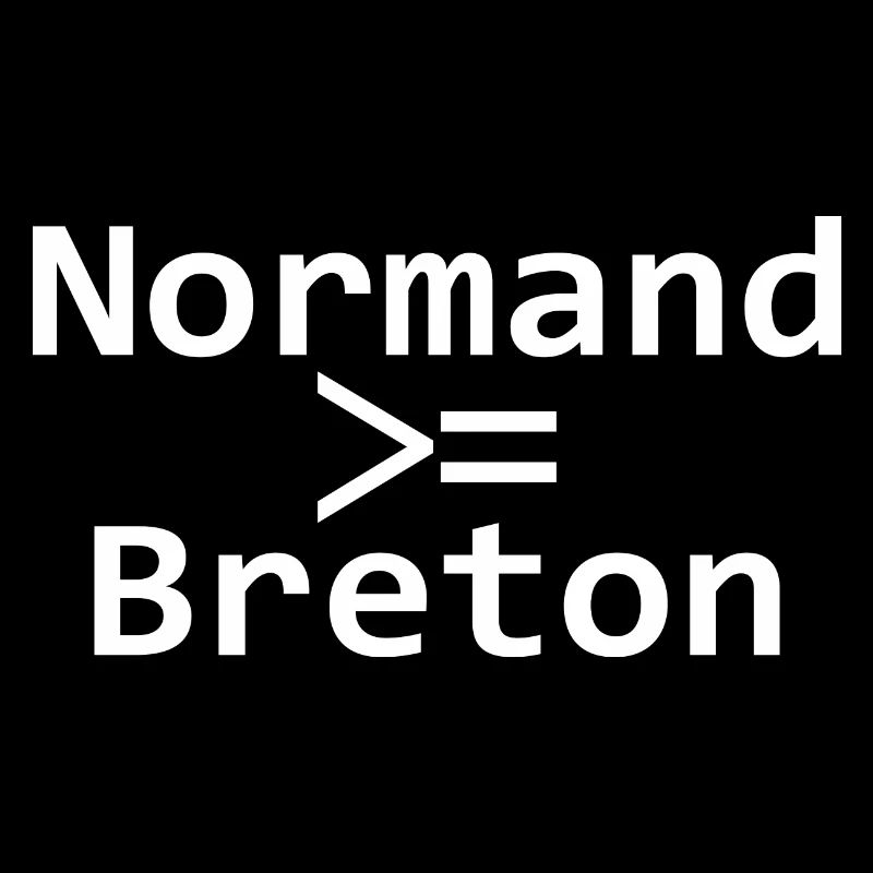 Norman greater than or equal to Breton