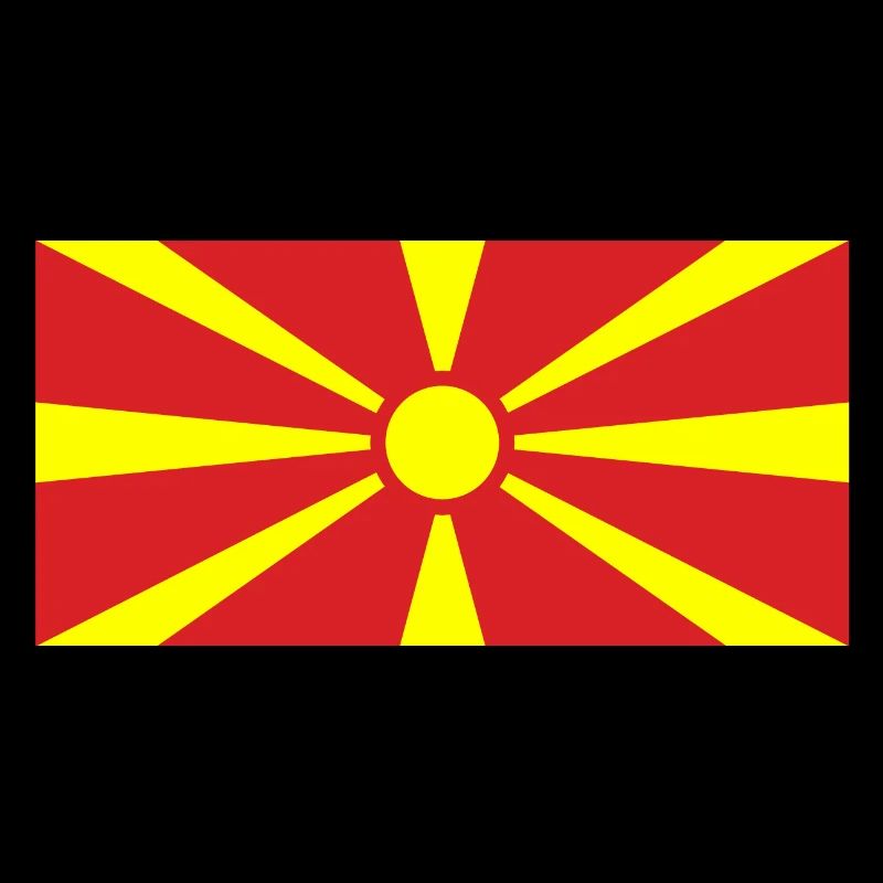 Drapeau de la Macédoine